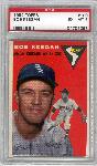 1954 Topps Bb- #100 Bob Keegan, White Sox- PSA Ex-Mt 6 