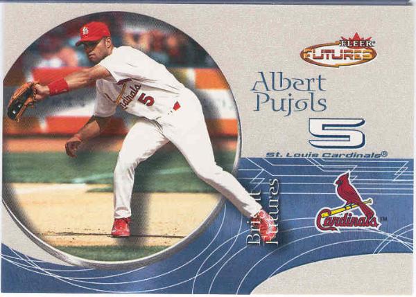 2001 Fleer Futures Baseball- #224 Albert Pujols RC, Cardinals- #1682/2499