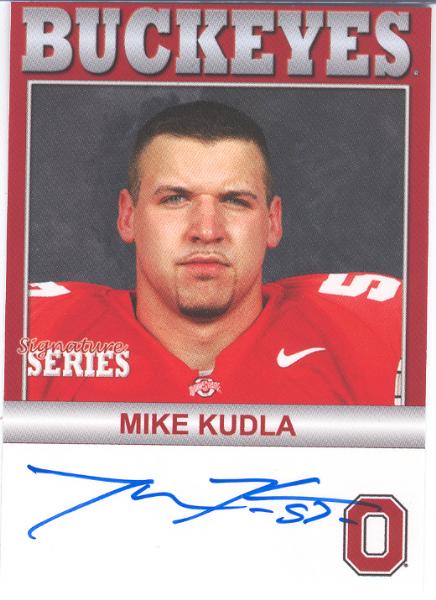 2006 TK Legacy Ohio State Buckeyes "Autographed"- #B96 Mike Kudla SP