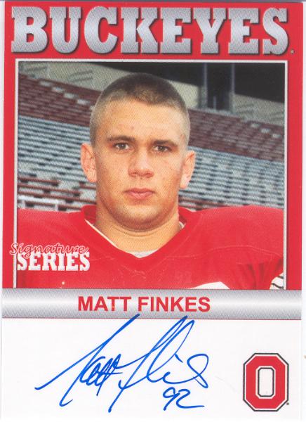 2006 TK Legacy Ohio State Buckeyes "Autographed"- #B104 Matt Finkes