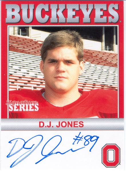 2006 TK Legacy Ohio State Buckeyes "Autographed"- #B108 D.J. Jones