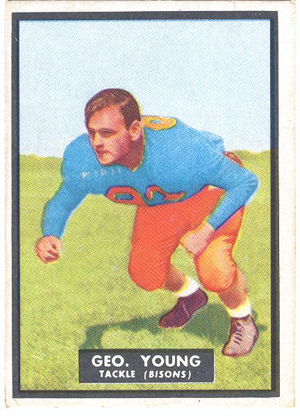 1951 Topps Magic Fb- #48 George Young