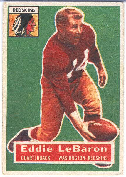 1956 Topps Fb- #49 LeBaron, Redskins- SP