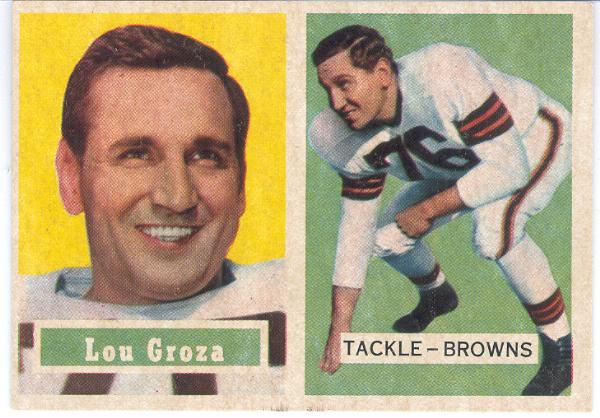 1957 Topps Fb- #28 Groza