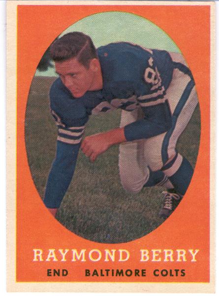 1958 T Fb- #120 Ray Berry