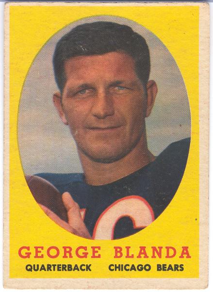 1958 T Fb- #129 George Blanda