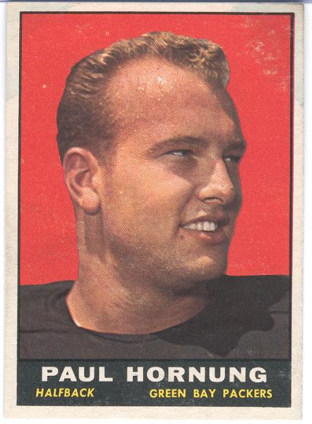 1961 Topps Fb- #40 Paul Hornung