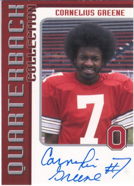 2004 TK Legacy Ohio State Ftbl. “Quarterback Collection Autographs” #QB4 Cornelius Greene