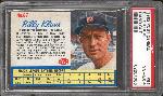 1962 Post Cereal Bb- #67 Billy Klaus, Wash- PSA Vg-Ex 4(Hand Cut)