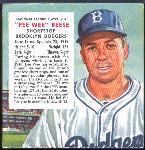 1954 Red Man- No Tab- NL #15 Pee Wee Reese, Dodgers