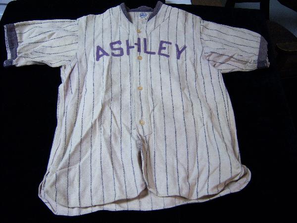 1920’s-30’s Game Used  Baseball Jersey from Ashley, Ohio