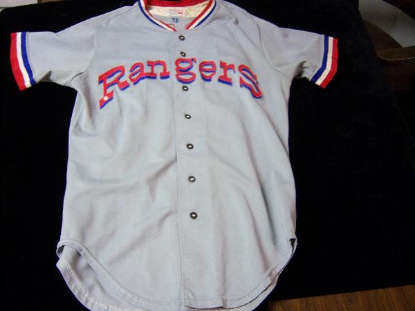 1972 Texas Rangers Game Used Baseball Jersey- #37- allegedly Elliott Maddox