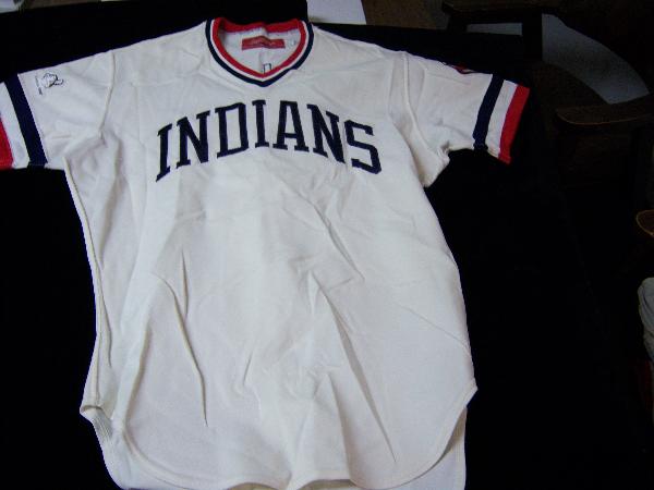 1980 Wayne Garland Cleveland Indians Game Used Baseball Jersey