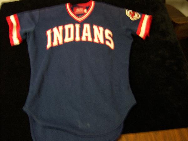 1984 Mike Hargrove Cleveland Indians Game Used Autographed Baseball Jersey