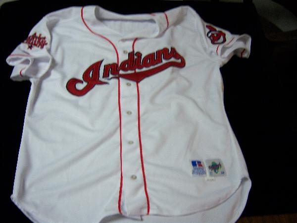 1990’s-2000’s Cleveland Indians Dave Burba Game Issued Autographed Baseball Jersey