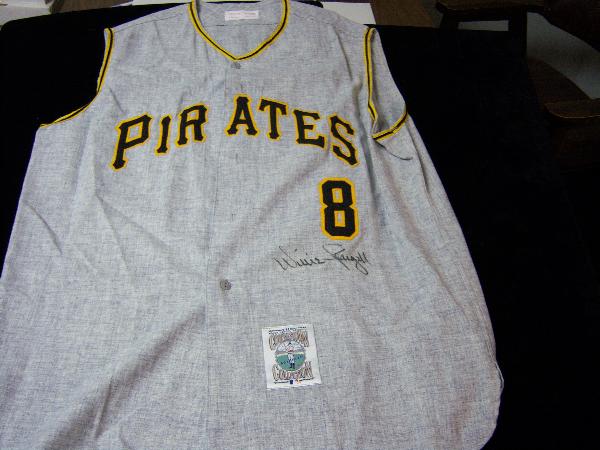 Mitchell and Ness Pittsburgh Pirates Replica Jersey Autographed by Willie Stargell