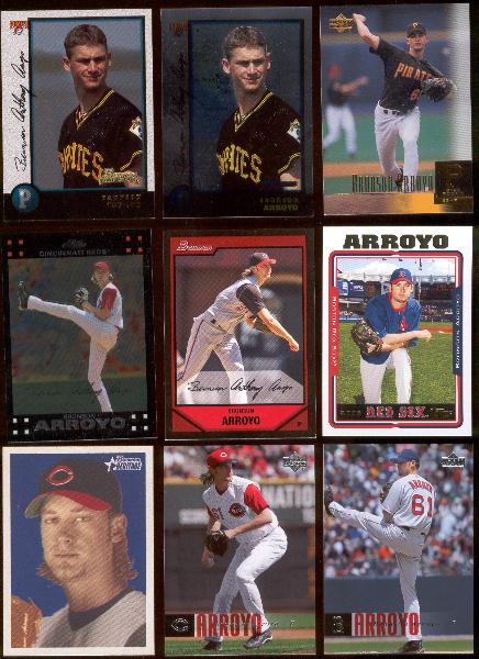 Bronson Arroyo Player Lot- 29 Asst.