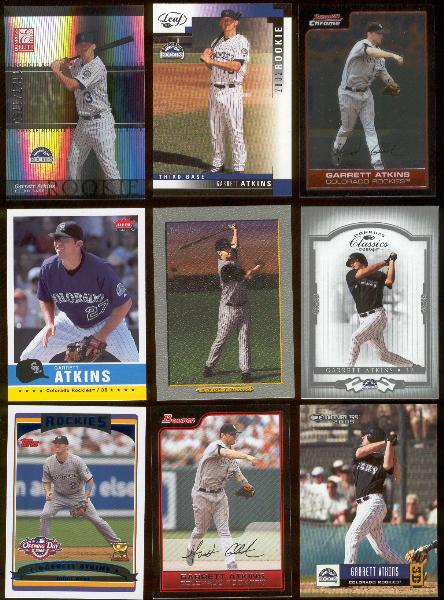 Garrett Atkins Player Lot- 110 Asst.