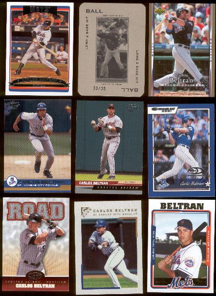 Carlos Beltran Player Lot- 325 Asst.