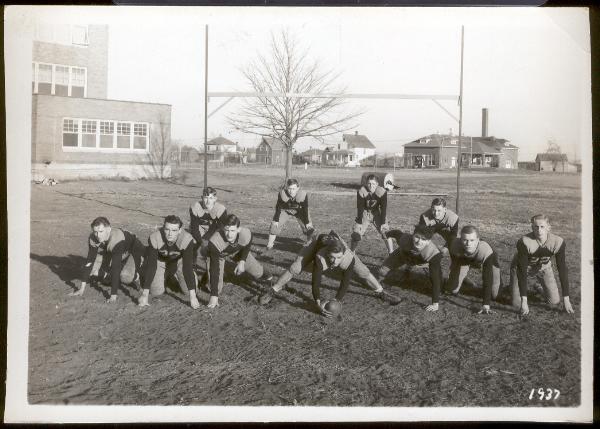 1937 Perham, MN? High School Football Team Photo