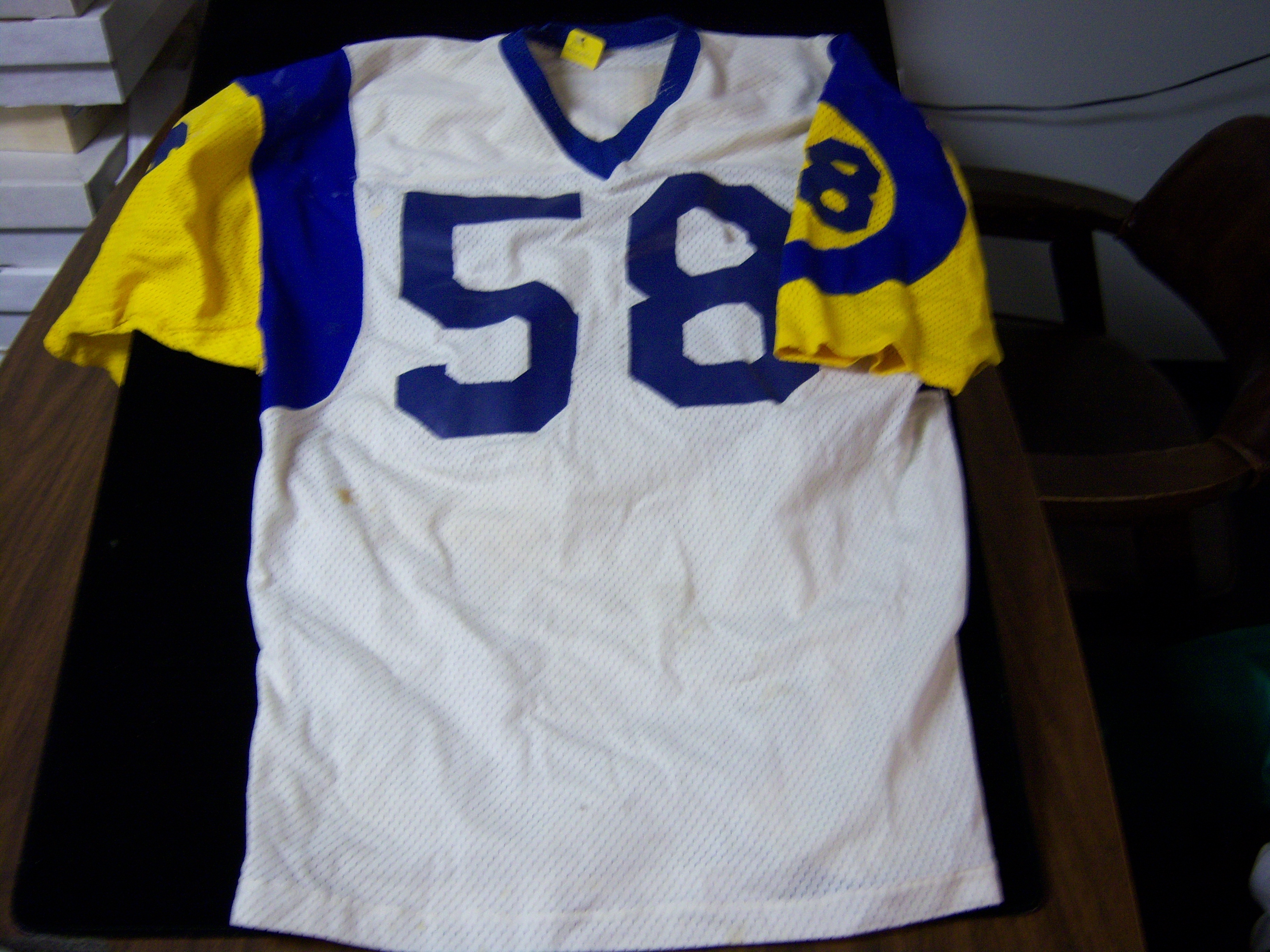 Lot Detail - 1989-91 Los Angeles Rams Frank Stams Game Used Game Worn Jersey