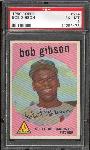 1959 Topps Baseball- #514 Bob Gibson –PSA Ex-Mt 6