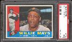 1960 Topps Baseball- #200 Willie Mays, Giants- PSA NM 7