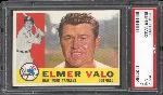 1960 Topps Baseball- #237 Elmer Valo, Yankees- PSA NM 7