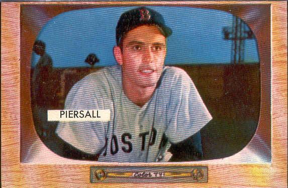 1955 Bowman Bb- #16 Piersall