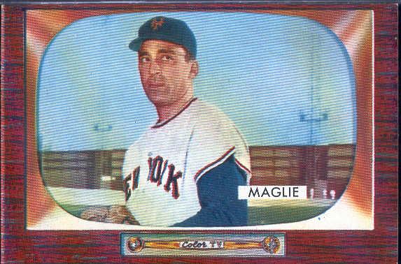 1955 Bow Bb- #95 Sal Maglie, Giants