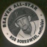 1956 Portland Beavers- All Star Pin- Bob Borkowski