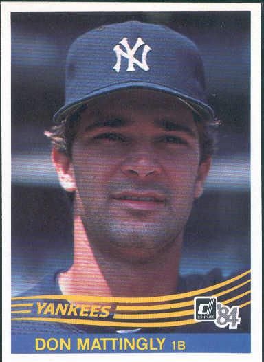 1984 Donruss Bb- #248 Don Mattingly RC, Yankees