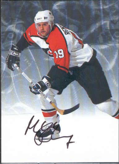 1995-96 Parkhurst Series #1 Hockey- "Autographs"- Mikael Renberg, Flyers- #2475