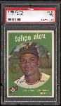 1959 Topps Bb- #102 Felipe Alou, Giants- PSA NM 7