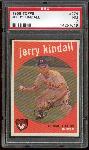 1959 Topps Bb- #274 Jerry Kindall, Cubs- PSA NM 7