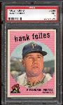 1959 Topps Bb- #294 Hank Foiles, Pirates- PSA NM 7