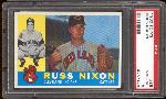 1960 Topps Bb- #36 Russ Nixon, Indians- PSA NM-MT 8