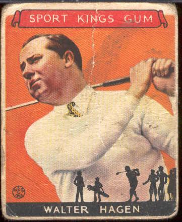 1933 Sport Kings - #8 Walter Hagen, Golf