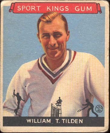 1933 Sport Kings- #16 William Tilden, Tennis