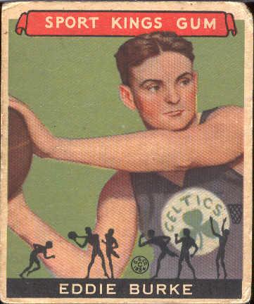 1933 Sport Kings- #33 Eddie Burke, Basketball