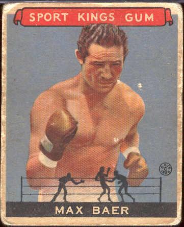 1933 Sport Kings- #44 Max Baer, Boxing