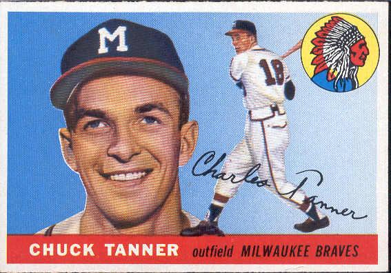 1955 T Bb- #161 Tanner, Braves- Hi#