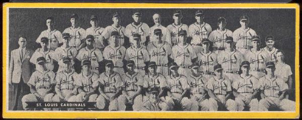 1951 Topps Team Card- St Louis Cardinals- Undated!