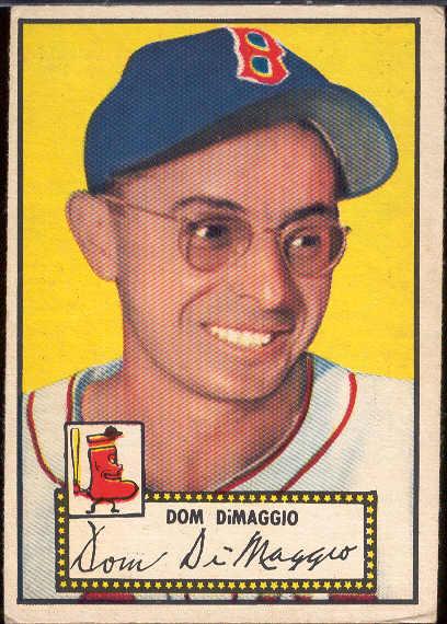 1952 Topps Bb- #22 Dom DiMaggio, Red Sox