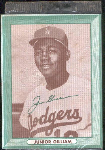 1958 Bell Brand- Junior Gilliam, Dodgers