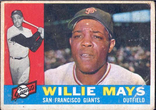 1960 T Bb- #200 Willie Mays