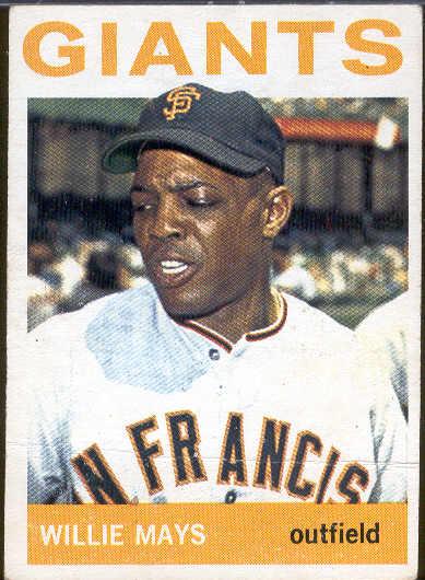 1964 T Bb #150 Willie Mays