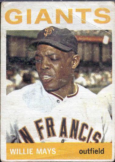 1964 T Bb- #150 Willie Mays