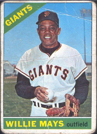 1966 T Bb- #1 Willie Mays