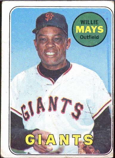 1969 T Bb- #190 Willie Mays